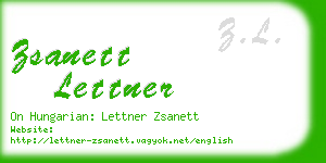 zsanett lettner business card